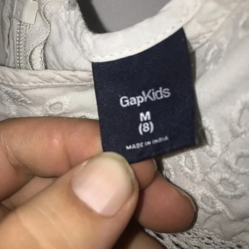 Gap White Eyelet Lace Dress